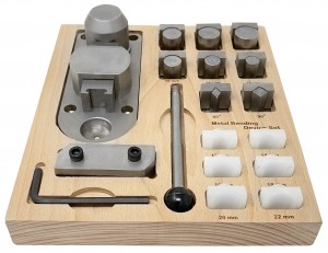 Deluxe Ring Bender Tool with Nylon Dies With Wood Base