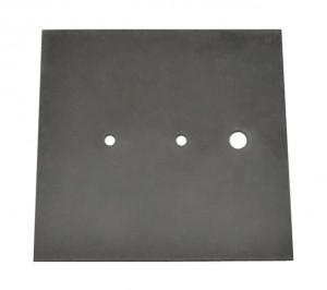Black Rubber Pad for Vacuum Investing, 10-1/2" Square