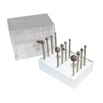 12-Piece Panther® Stone Setting Bur Set Sizes 3.00 to 8.00 MM