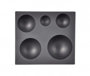 5-in-1 Sphere Marble Graphite Ingot Mold
