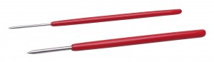 Pack of 2 Burnishers with PVC Grips with Sizes 2 & 3.5 MM