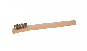 Value Stainless Steel Brush w/ Wooden Handle