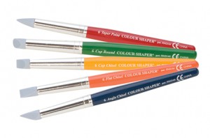 Set of 5 #6 Colour Shapers/Chisels for Precious Metal Clay