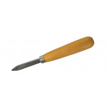 1-3/4" Straight Burnisher with Wooden Handle