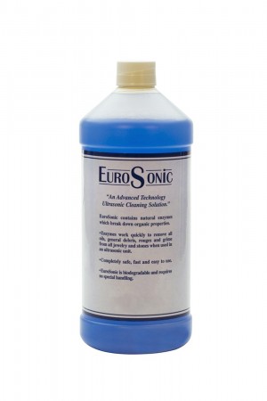 Eurosonic Jewelry Cleaning Solution - 1 Quart (Non-Toxic, Biodegradable)