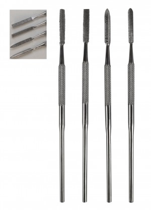 4-Piece Wax Carving File Set