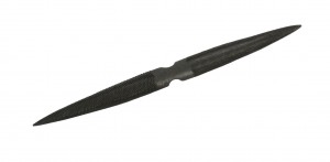 8" Double-Ended Half Round Wax File