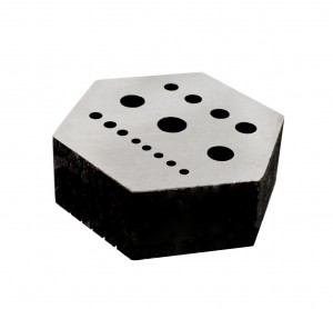 Riveting Hexagonal Stake Anvil Large with 15 Holes & 5 Serrations 