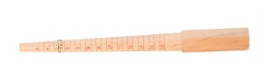 Wooden Ring Measuring Stick w/ Sizes 3-15