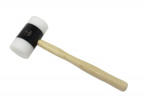 Nylon Hammer w/ 1-3/4" Faces and Wooden Handle Professional Series 