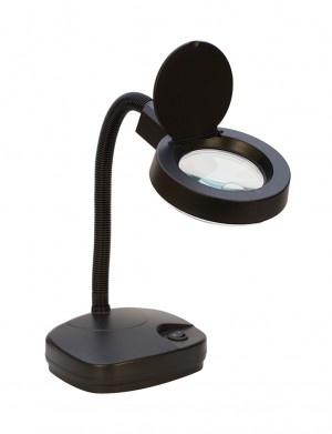 5X Magnifying Gooseneck Lamp with 3-1/2" Lens
