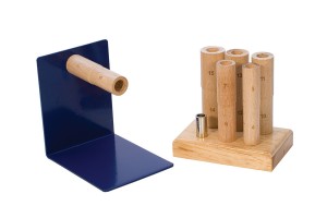 Wooden Multimandrel Set with Stand & Whole Sizes 4-15
