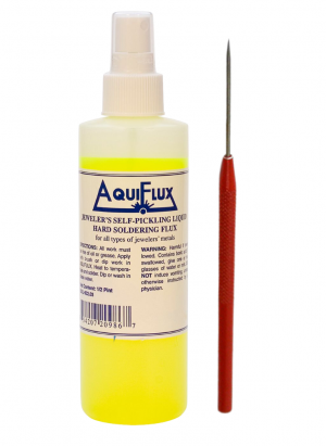 Soldering Essentials Kit with Aquiflux Self Pickling Flux and Non-Sticking Titanium Soldering Pick