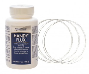 Silver Soldering Kit: Handy Flux Paste, 5 Feet Each of Soft, Medium, and Hard Silver Soldering Wire