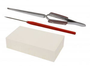 Soldering Essentials Kit: Magnesia Block, Fiber Tweezers, and Titanium Soldering Pick